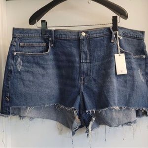 [NWT] Good American denim shorts w20